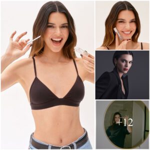 Style Icon: Kendall Jenner Shows Off Her Flawless Figure in a Black Bra for ‘Tooth Serum’ Promotion