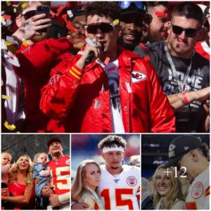 Patrick Mahomes Says 'I'm Just a Regular Quarterback' After Wife Brittany Interrupts His Parade Speech