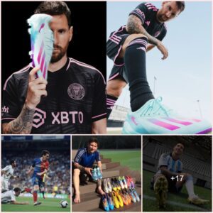 Lionel Messi and his custom-made shoes