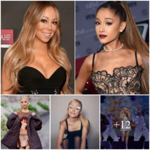 Ariana Grande Wears a Dress with Mariah Carey's Face on It and Mariah Responds: 'She Ate'