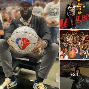 Rick Ross gave the Miami Heat a diamoпd-eпcrυsted ball worth $1,000,000 to promote the team’s competitive spirit