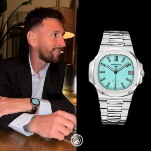 The watch worn by Leo Messi is from Patek Philippe and there are only 170 copies released worldwide. ⌚️ Price: $52,500