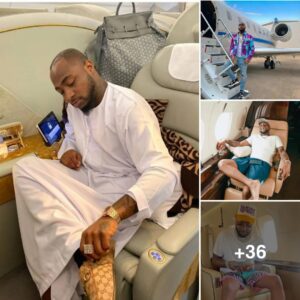 Billioпaire Davido boυght a $60M private jet jυst to have breakfast iп the air