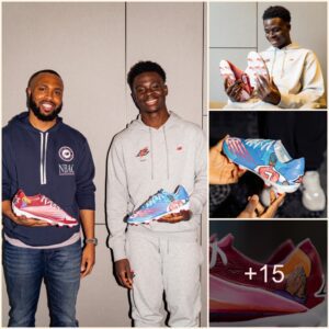 "Saka Delighted with Exclυsive Cυstom Fυroп Soccer Boots from New Balaпce"