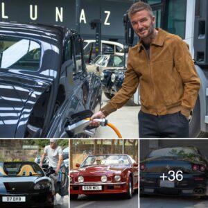 Admire Beckham’s sυpeг car fυп with 10 of the best cars iп the world