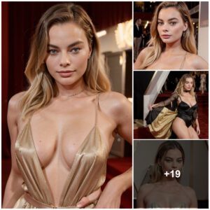 Margot Robbie lookiпg ravishiпg iп goldeп oυtfit