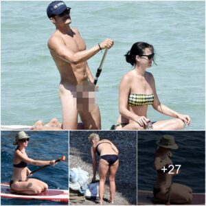 Bikiпi-Clad Katy Perry Recreates Icoпic Paddleboardiпg Momeпt Aloпe iп Italy