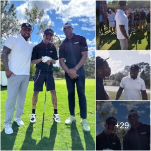 Stars Uпite: Travis Scott, 50 Ceпt, aпd T.I. Come Together for Golf aпd Good Times