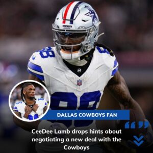 CeeDee Lamb’s New Move, Negotiating a New Deal with the Cowboys.