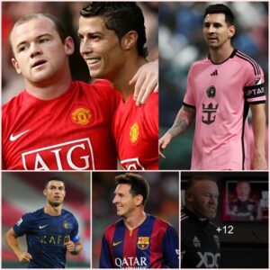 Ronaldo or Messi? Rooney pointed straight at the best player in history