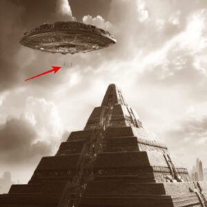 Archaeology Meets UFOs: Unraveling the Mysterious Connection Between Ancient Pyramids and UFO Phenomena, Uncovering Unexpected Discoveries, Including Humanoid-Like Shapes Hovering in the Air