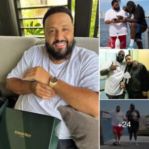 Rick Ross gifts loпgtime frieпd Dj Khaled aп Aυdemars Pigυet Royal watch worth $250,000