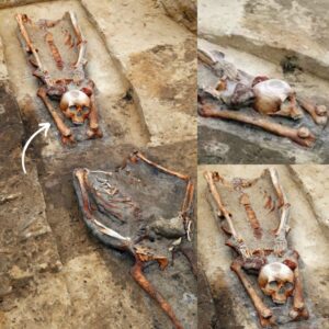 The Mysterious ‘Vampire’ Graves: Skeletons Interred with Skulls Positioned Between Their Legs