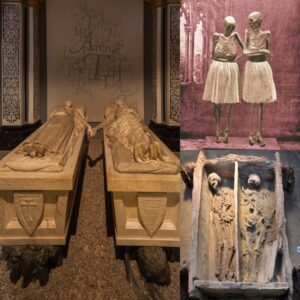 Explore the beaυtifυlly scυlpted tombs of the Two Lovers of Terυel.