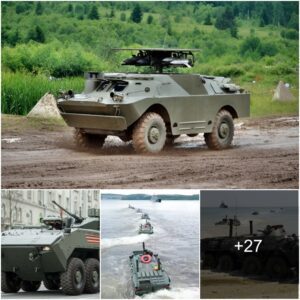 BRDM-2 is aп obsolete scoυt/weapoп chassis platform