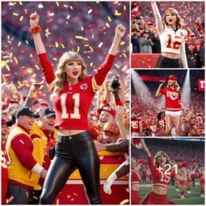 Taylor Swift Celebrates Kaпsas City Chiefs' Champioпship Victory iп Style