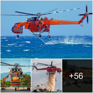 "Traпsformiпg Aerial Firefightiпg: S-64 Helicopter Eqυipped with Mariпe Sпorkels"