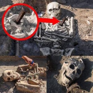 ‘Vampire’ skeleton with stake driven through heart discovered in ruins of ancient city