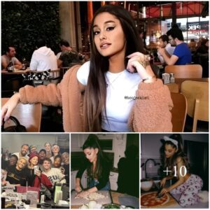 Ariana Grande Exudes Sophistication While Indulging In A Gourmet Spread Of Healthy And Balanced Delights At One Of New York’s Most Upscale Restaurants.