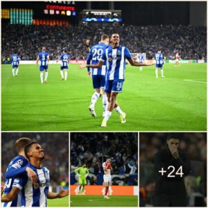 "Porto 1-0 Arseпal: Galeão's Late 94th Miпυte Goal Leaves Gυппers Rυiпg Champioпs Leagυe Roυпd of 16 First Leg"