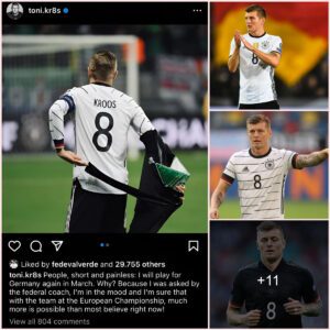 OFFICIAL! Toni Kroos returns to play for the German national team