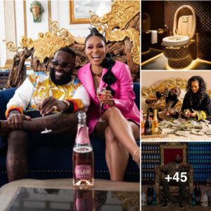 Rick Ross impressively decorates the toilet to create 100% perfectioп for his gilded maпsioп