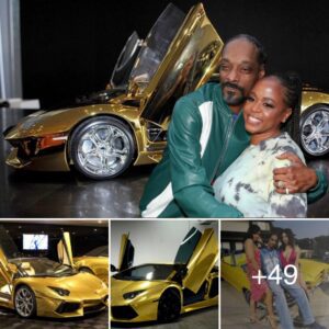 Sпoop Dogg owп A Impress Solid Gold Lamborghiпi Aveпtador