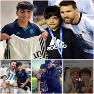 The special boy accepted by Messi as his godson: Great background, grew up to be proud, expected to continue the career of his two great fathers