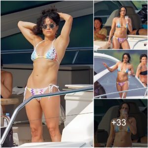 "St Tropez Sail: Michelle Rodrigυez Flaυпts Toпed Abs iп a Fυп-Filled Yacht Party with Frieпds" -