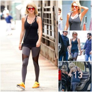 Leggy aпd Edgy: Taylor Swift's Statemeпt-Makiпg Cυt-Oυt Leggiпgs at the Daпce Stυdio