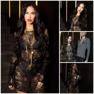 Megan Fox and Machine Gun Kelly Make Their Engaged Couple Debut at Dolce & Gabbana Show