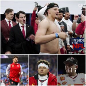 When a video of him celebrating in the locker room without a shirt appears, Patrick Mahomes protests NFL films: “I had children”