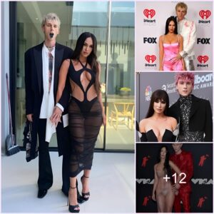 Megan Fox & MGK: Power Couple Radiating Edgy Vibes with Their Unique Style and Bold Statements.