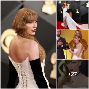 Taylor Swift's Enigmatic Red Carpet Look at the 2024 Grammys Sparks Intrigue