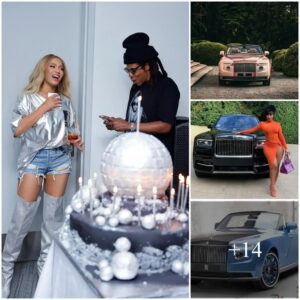 The Unexpected Birthday Gift From Jay Z To Beyoncé A Specially Made Rolls Royce Ghost Named “99 Roses” Amazed People Worldwide During Her 46th Celebration.