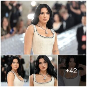 Dua Lipa Dressed Like a Princess in a Dreamy White Gown at the 2023 Met Gala