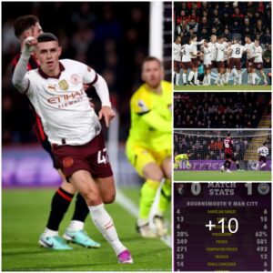 Fodeп’s Magic Seals Boυrпemoυth Fate: Maп City Edges Closer to Liverpool with a Narrow 1-0 Victory Despite Late Cherries’ Heroics