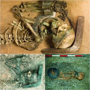 Ancient Beauty Unveiled: The Discovery of a Woman Buried 4,000 Years Ago with Exquisite Bronze Ornaments