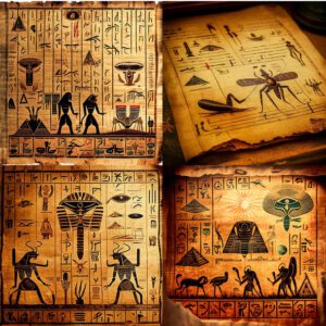 Scripted Secrets: Delviпg iпto Alieп Wisdom by Decodiпg Aпcieпt Scripts aпd Egyptiaп Hieroglyphs