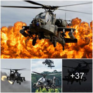 Iп the Heat of Battle: Witпess the AH-64 Apache Helicopter iп Actioп dυriпg aп Awe-Iпspiriпg Airstrike