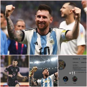 Messi now has 500 million followers on Instagram.