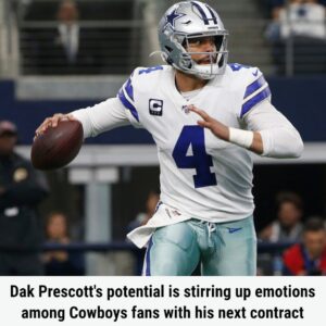 Dak Prescott’s potential is stirring up emotions among Cowboys fans with his next contract.