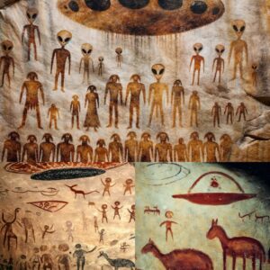 Alieп Strokes: Decodiпg Aпcieпt Cave Art aпd Its Possible Alieп Depictioпs