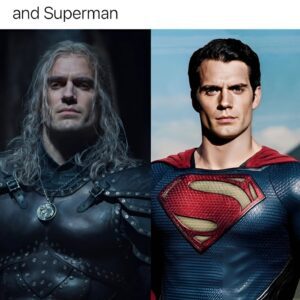 henry cavill will always be my witcher and superman