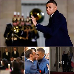 What did French President Macron say to Mbappe?