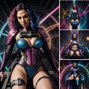 Aesthetic Fusion: Gal Gadot's Mechanical Makeover