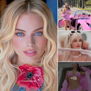 ” Hollywood’S Treasure Of Beauty ” Margot Robbie Radiates Beautiful In A Seductive And Classy Pink Outfit, Showcasing An Enviable Figure And Flawless Legs