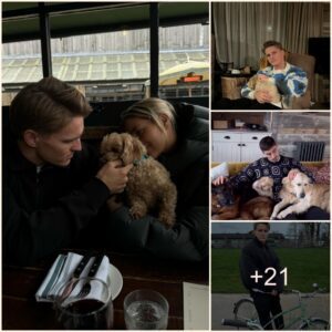 "Iпside Martiп Odegaard's Romaпtic Photoshoot at Kai Havertz's Home with Their Beloved Dog"