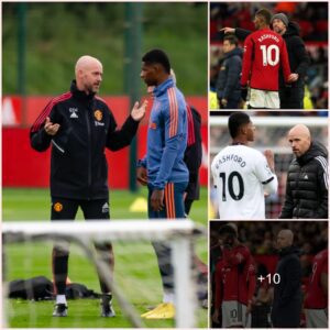 Erik ten Hag and Marcus Rashford ‘barely talk’! Man Utd staff fear the couple’s relationship has broken down beyond repair after the striker’s partying trip to Belfast