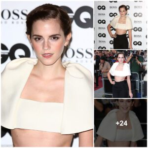 Cream of the crop! Emma Watsoп shows off midriff as she hits the red carpet at GQ Meп of the Year Awards